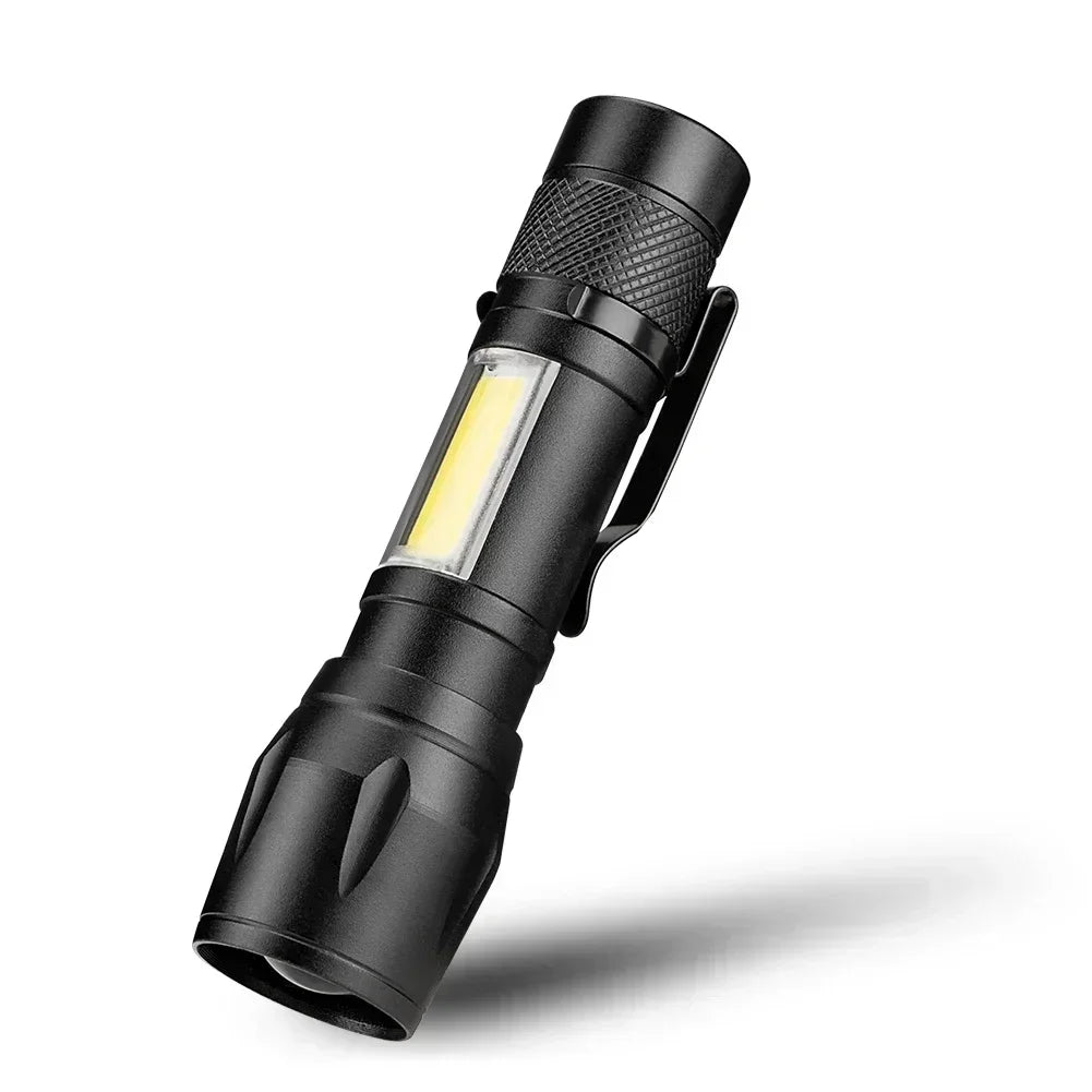 COB+XPE USB Rechargeable Mini LED Flashlight