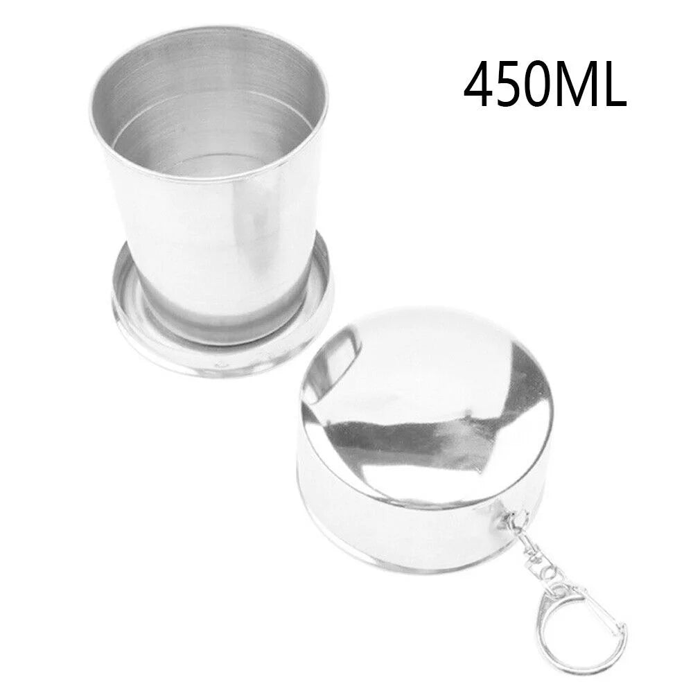 Stainless Steel Collapsible Travel Cup – 75/150/250/450ml