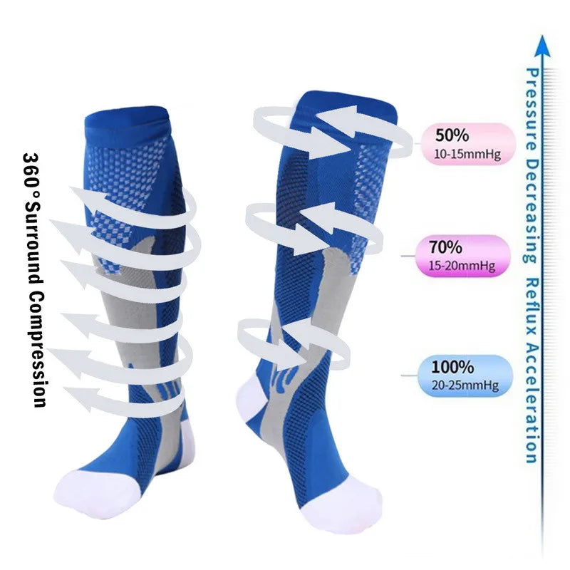 Men’s Compression Socks for Sports & Nursing