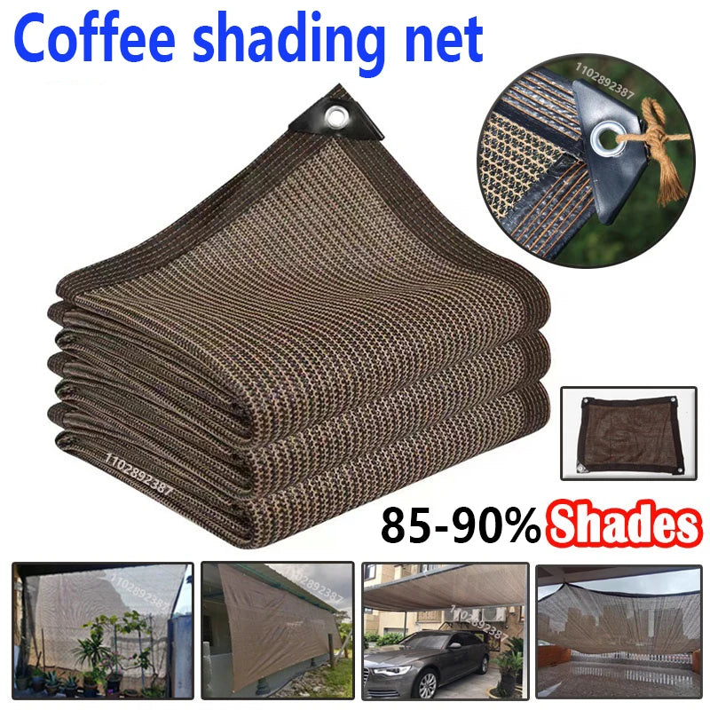 Outdoor Sunshade Net Shade Sail – UV Protection Garden & Camping Sun Cover