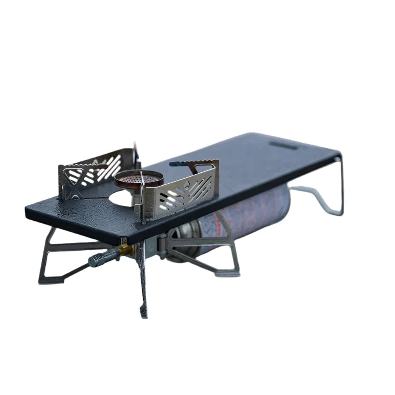 Camping Kitchen Table with Stove Rack