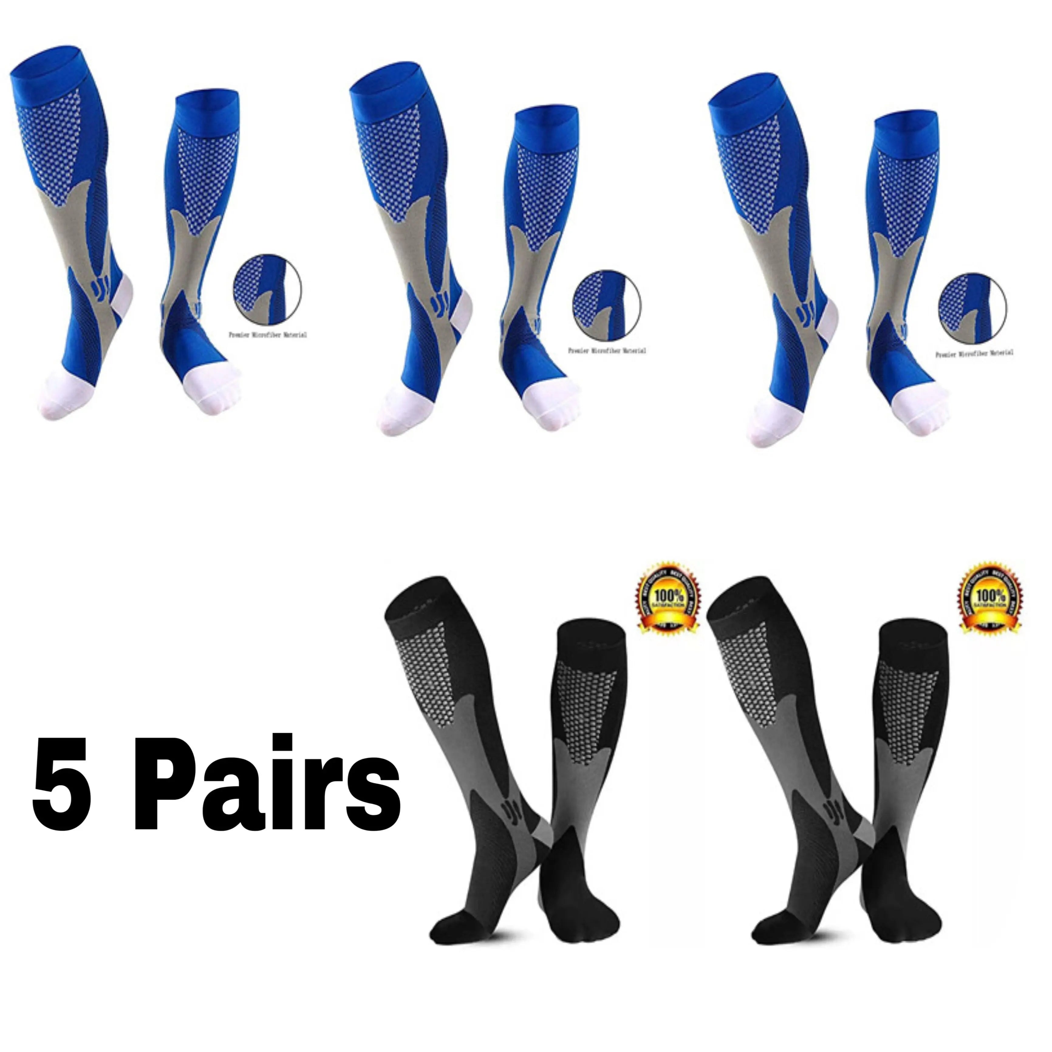 Men’s Compression Socks for Sports & Nursing