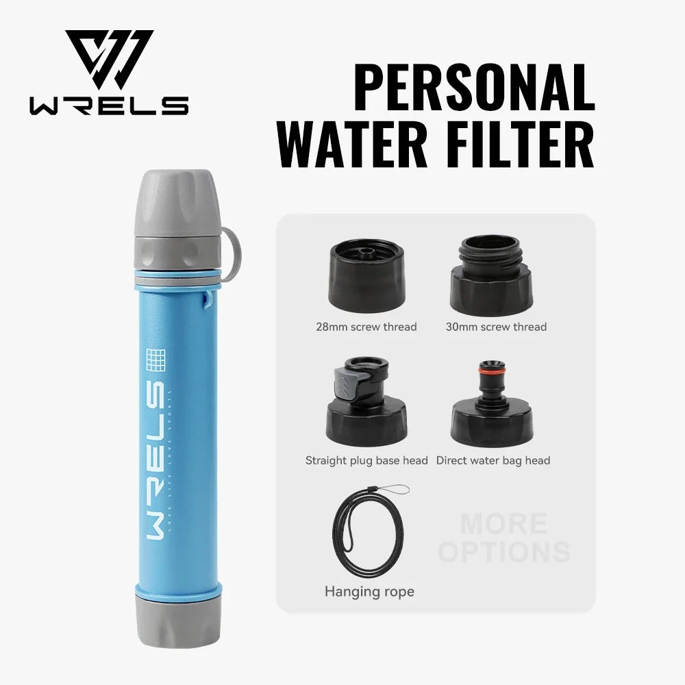Portable Water Filter Straw Kit for Camping & Hiking
