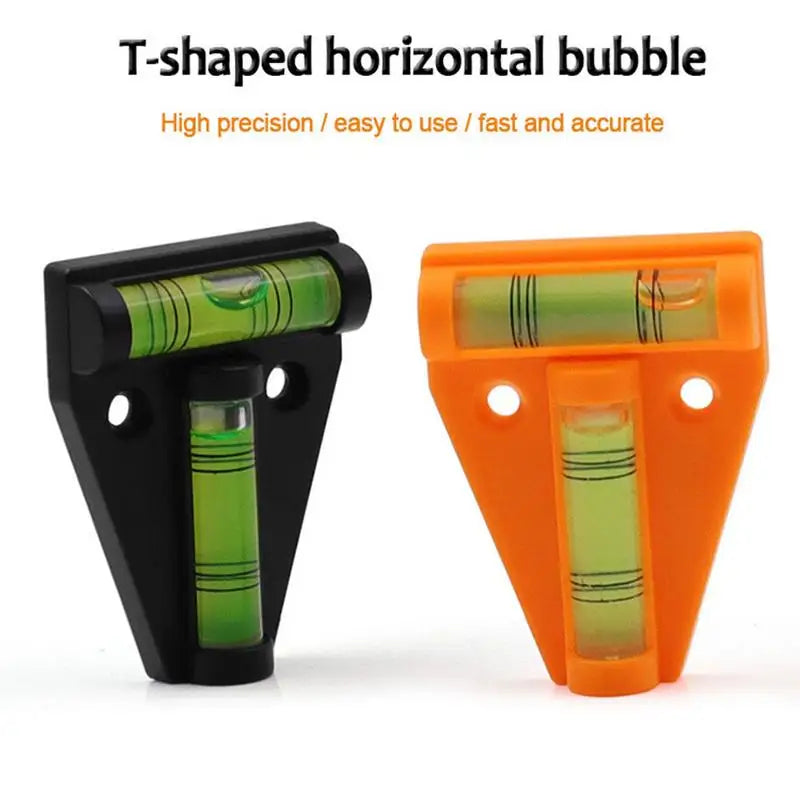T-Type Spirit Level – Vertical & Horizontal Measuring Tool for Caravan/Camper