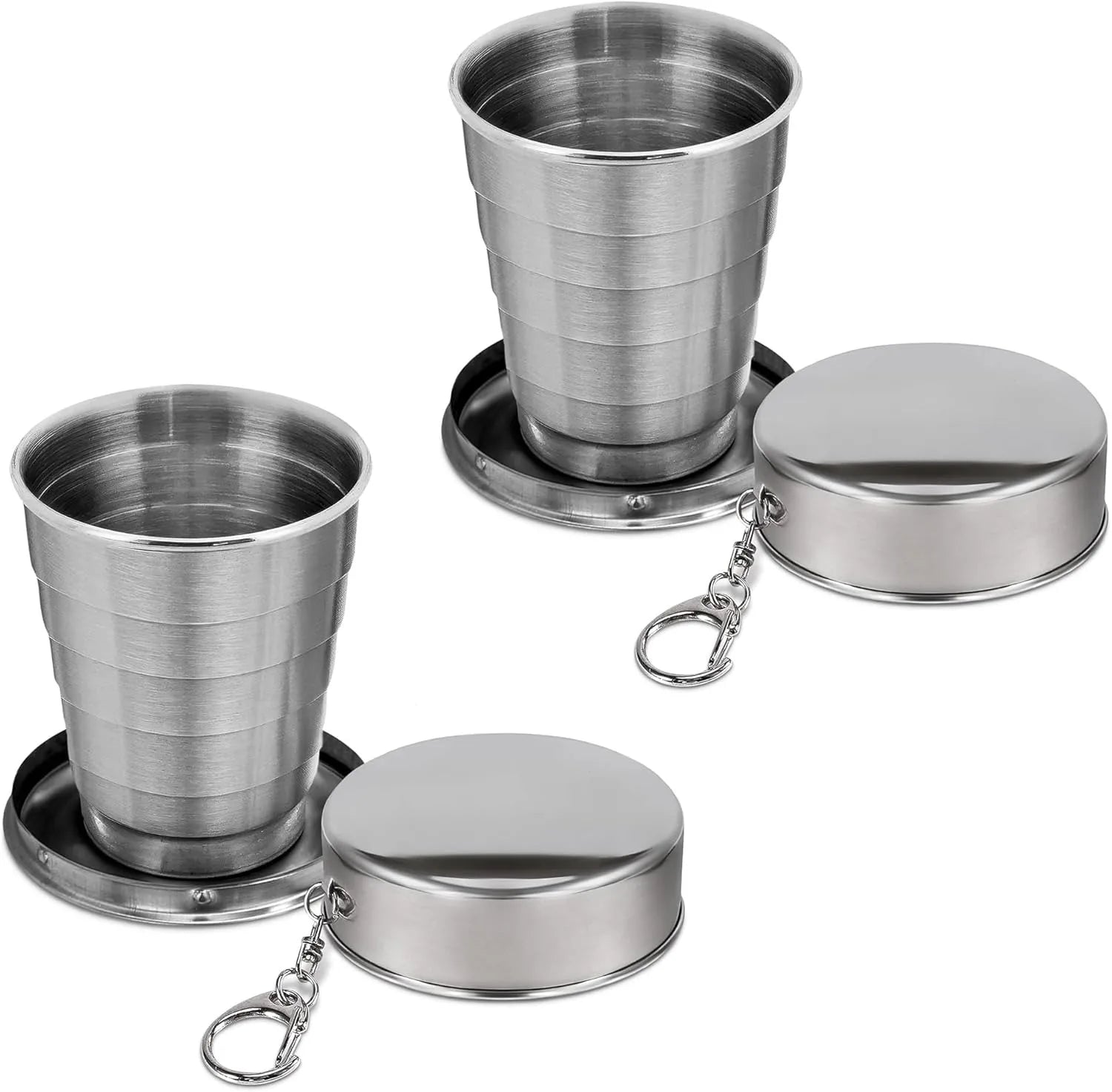 Stainless Steel Collapsible Travel Cup – 75/150/250/450ml