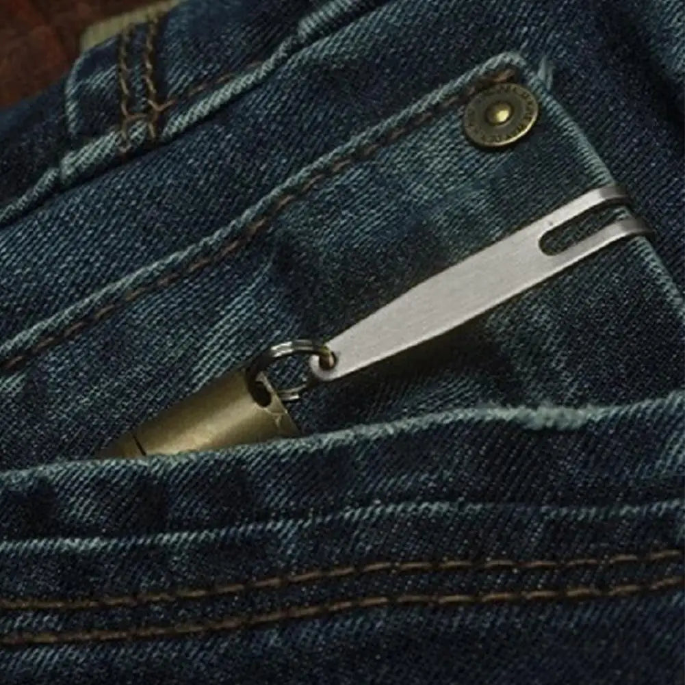 Stainless Steel Belt Clip Key Buckle