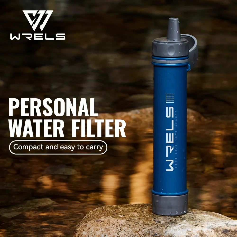 Portable Water Filter Straw Kit for Camping & Hiking