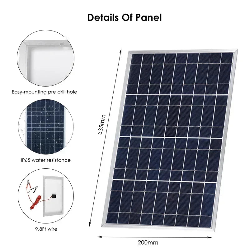 600W Portable Solar Panel with USB