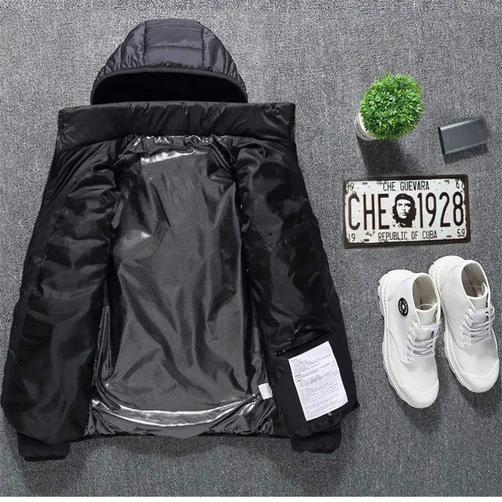 Men’s & Women’s USB Heated Winter Jacket – Cold-Proof Ski & Hiking Coat