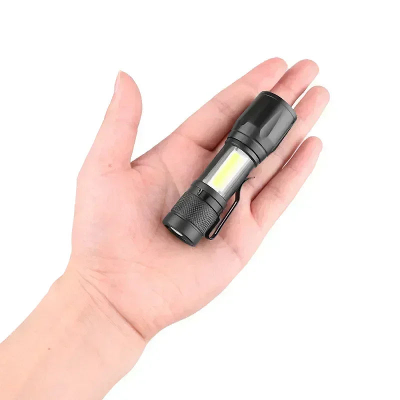 COB+XPE USB Rechargeable Mini LED Flashlight