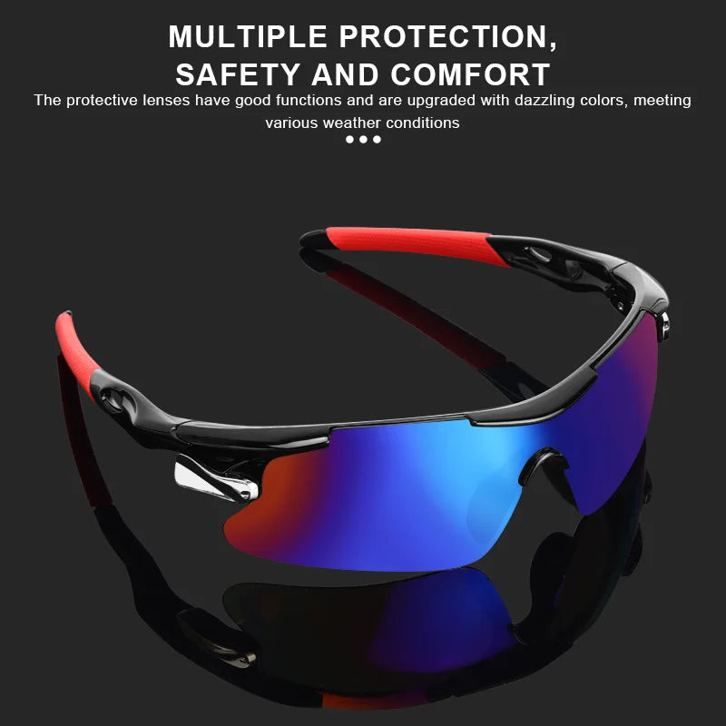 RIDERACE Cycling Sunglasses – Sports Eyewear for MTB & Road Biking