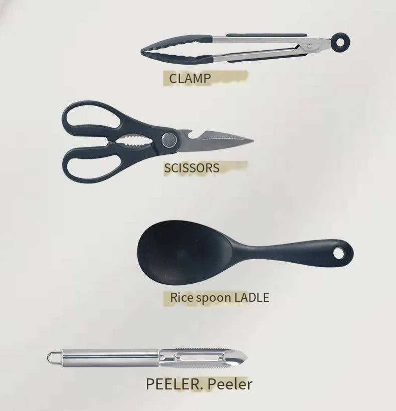 8-Piece Portable Camping Cookware Set
