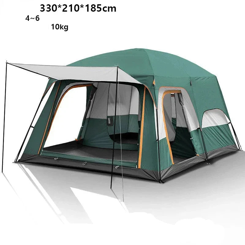 2-Room Family Camping Tent
