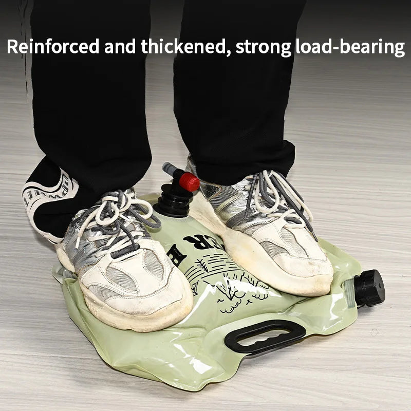 8L Folding Camping Water Bag with Faucet