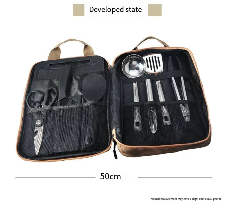 8-Piece Portable Camping Cookware Set