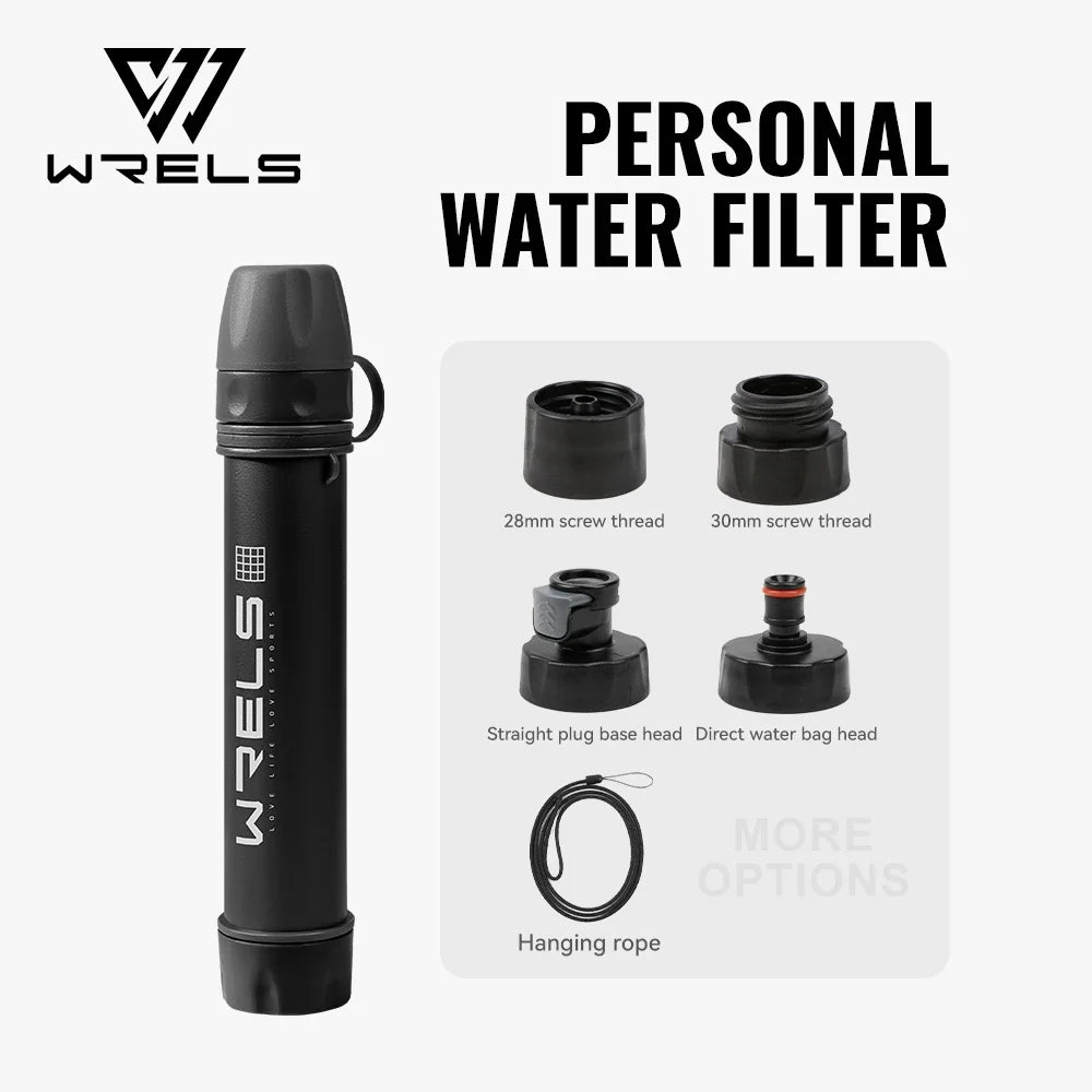 Portable Water Filter Straw Kit for Camping & Hiking