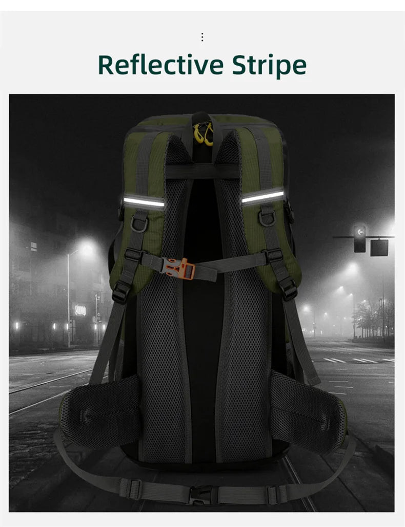 50L Waterproof Hiking & Travel Backpack
