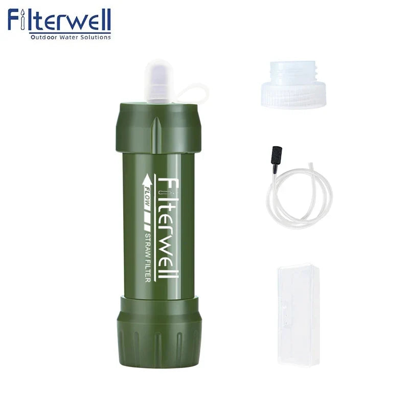 Filterwell Mini Water Filter Straw Set
