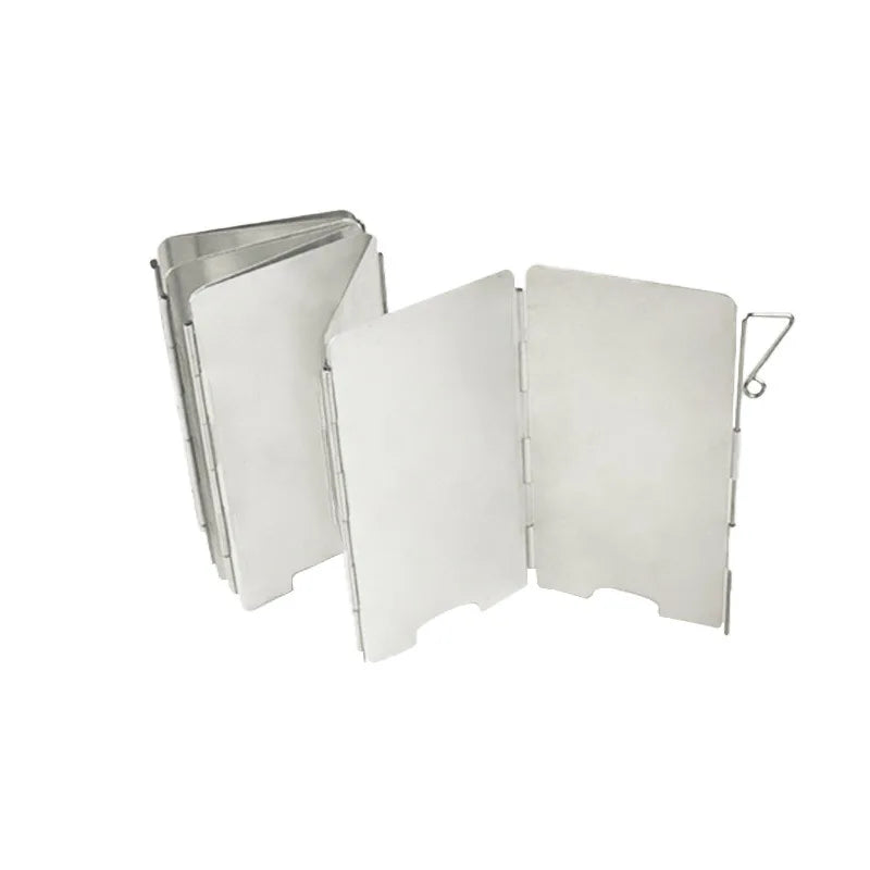 Foldable Camping Stove Windshield – 9 Plates