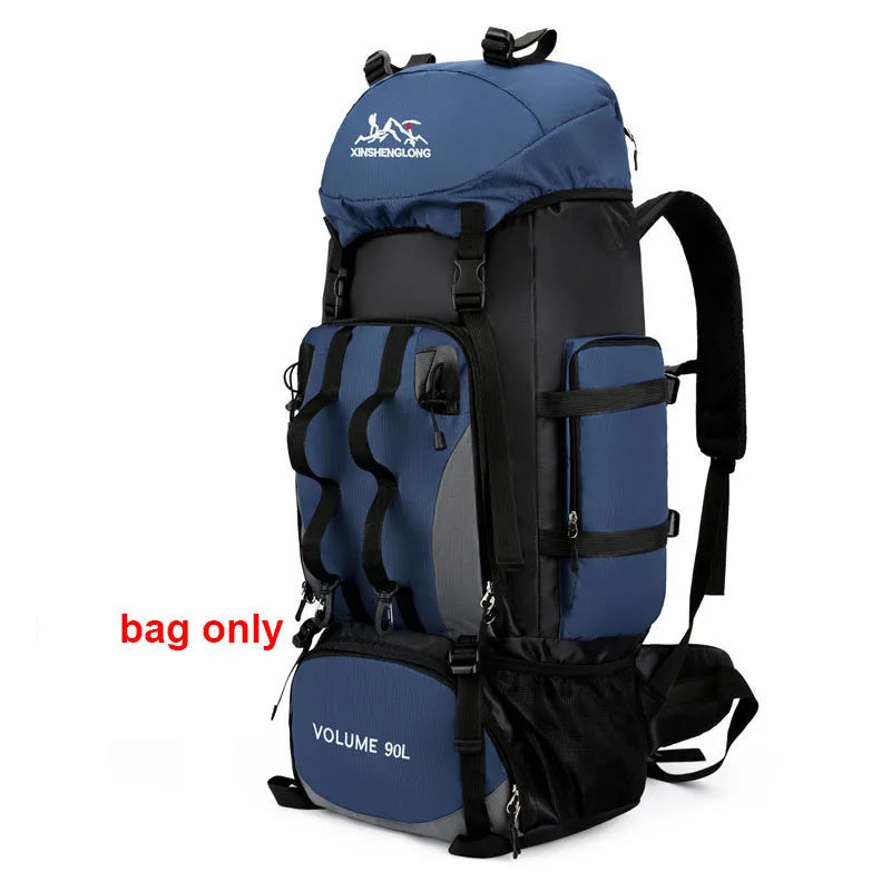 90L Waterproof Hiking Backpack – Large Capacity Camping & Trekking Rucksack