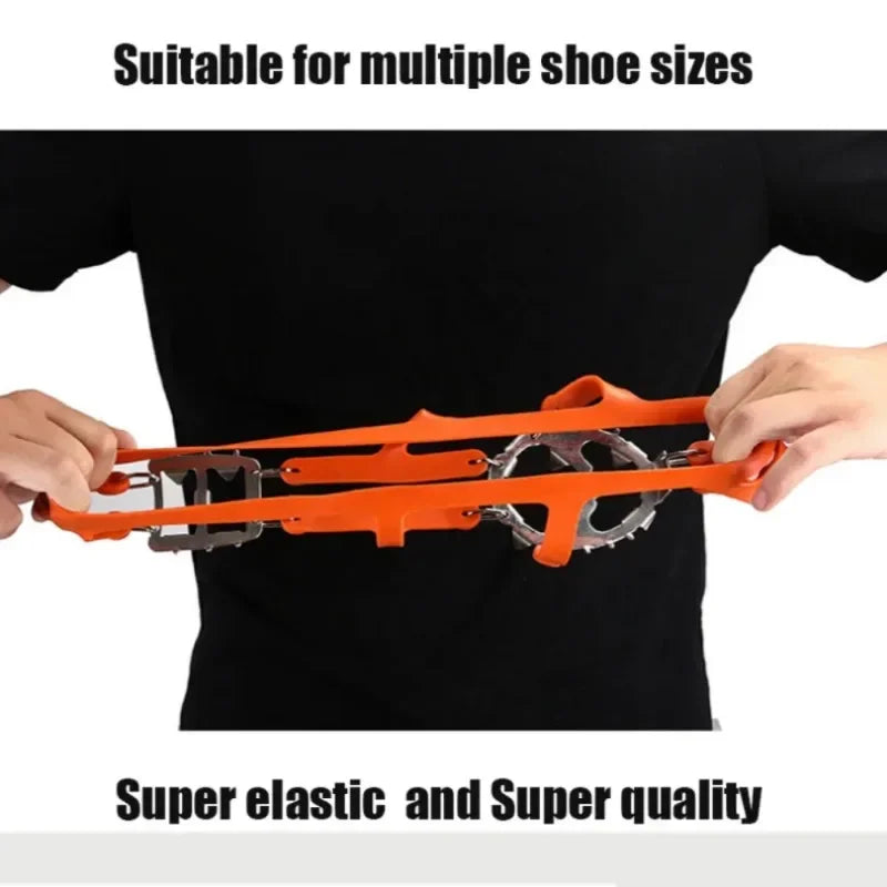 Professional 18-Stud Anti-Skid Ice Crampons