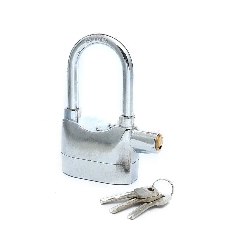 Anti-Theft Alarm Padlock with 110dB Siren – Motion Sensor Lock