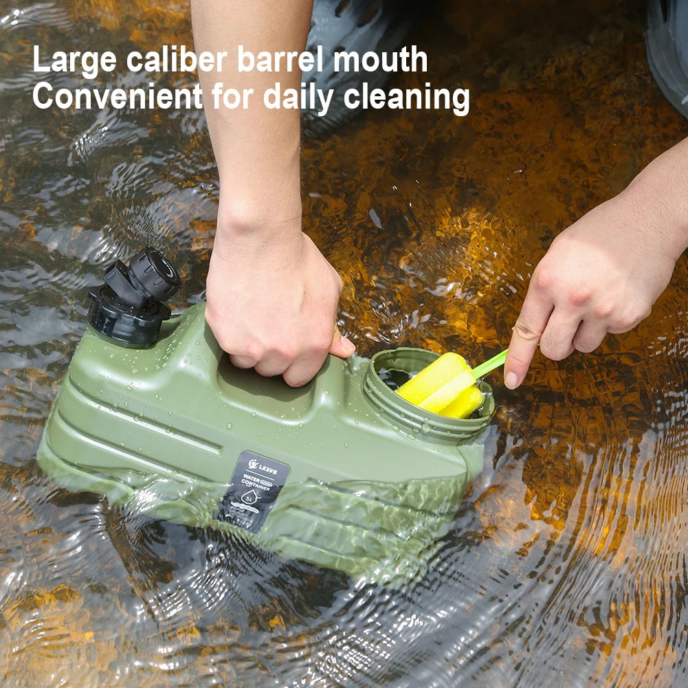 5–12L Camping Water Bucket with Detachable Faucet