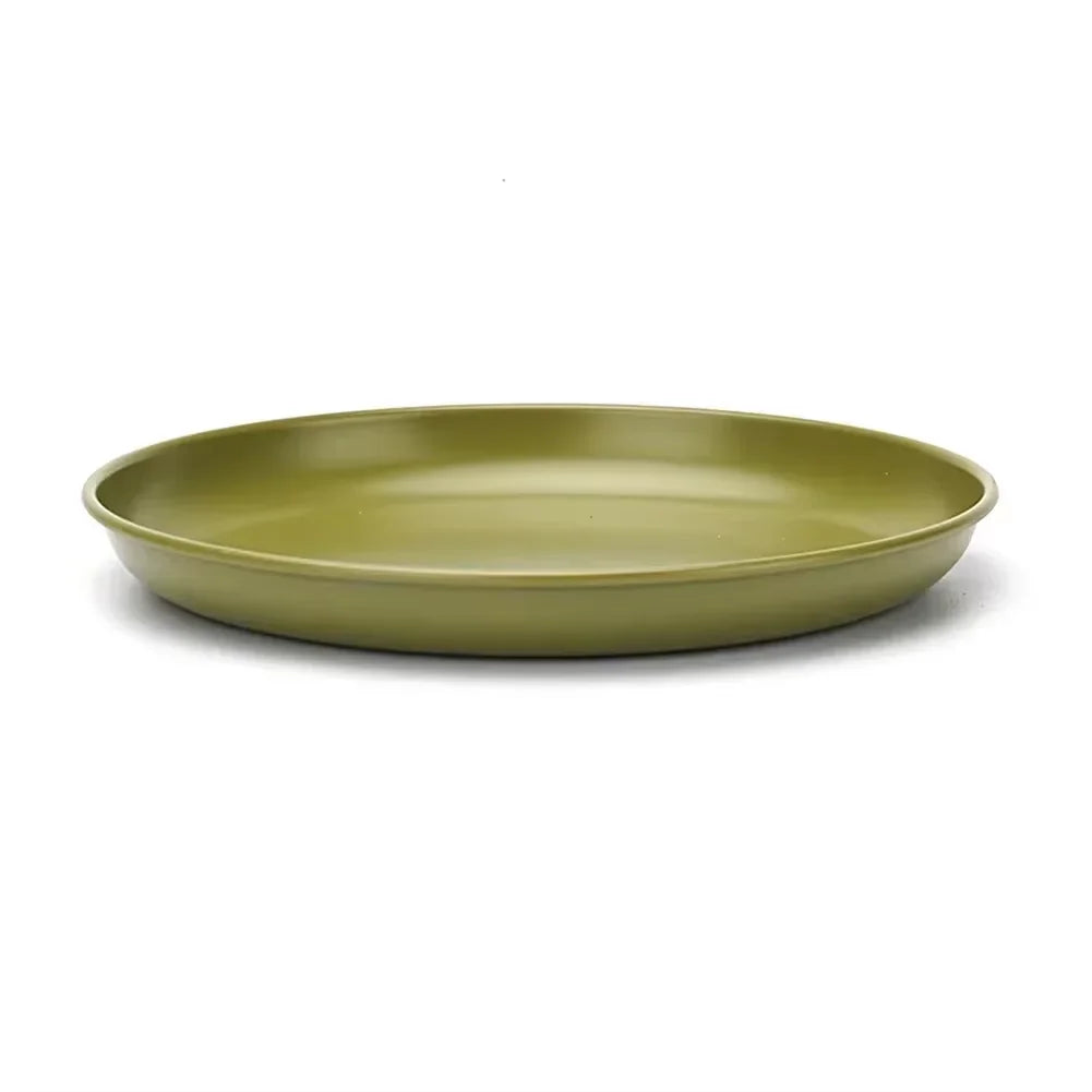 Titanium Camping Plate & Dinner Set – Lightweight Non-Stick