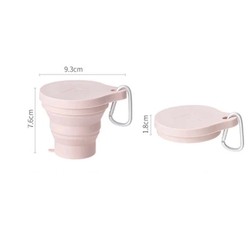 SHIMOYAMA 150ml Folding Silicone Travel Cup with Lid