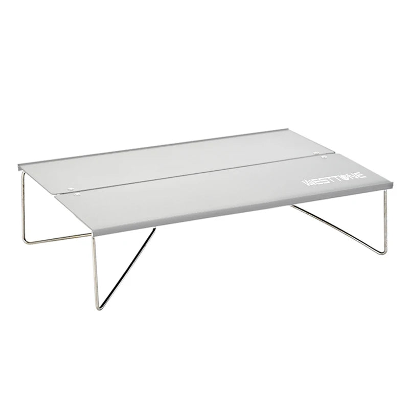 WESTTUNE Ultralight Folding Camping Table – Compact Aluminum Alloy