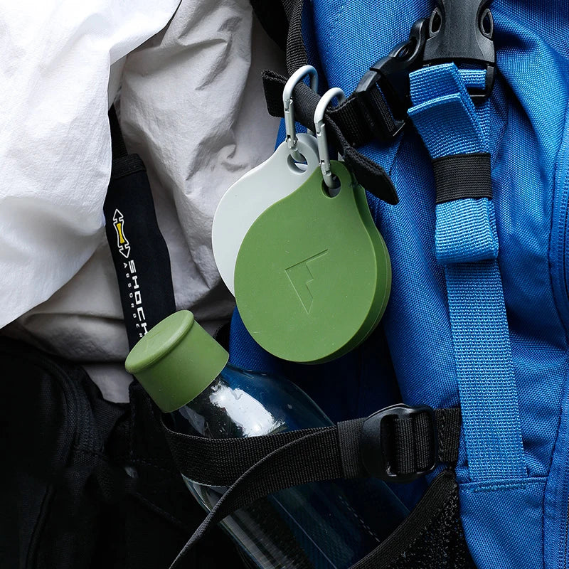 SHIMOYAMA 150ml Folding Silicone Travel Cup with Lid