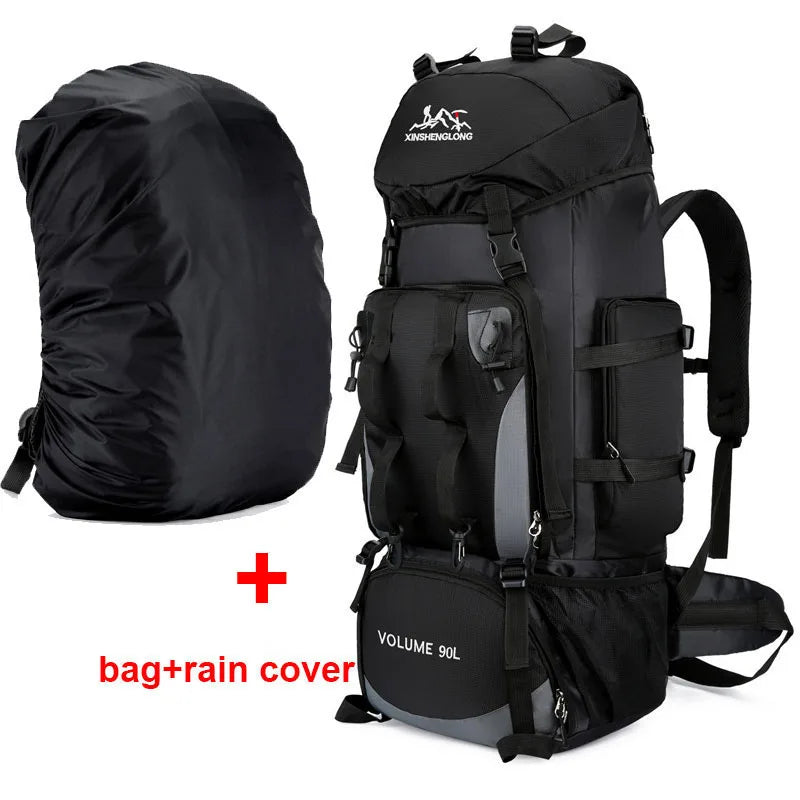 90L Waterproof Hiking Backpack – Large Capacity Camping & Trekking Rucksack