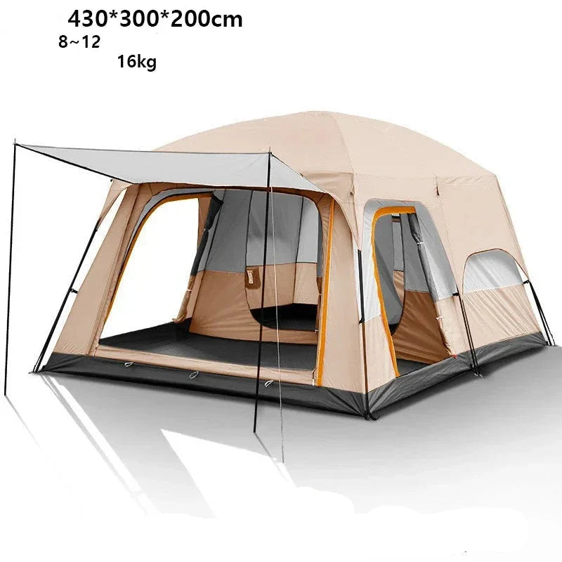 2-Room Family Camping Tent