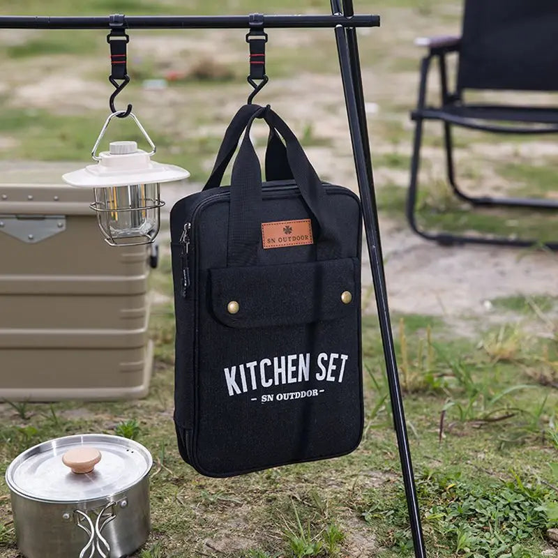 8-Piece Portable Camping Cookware Set