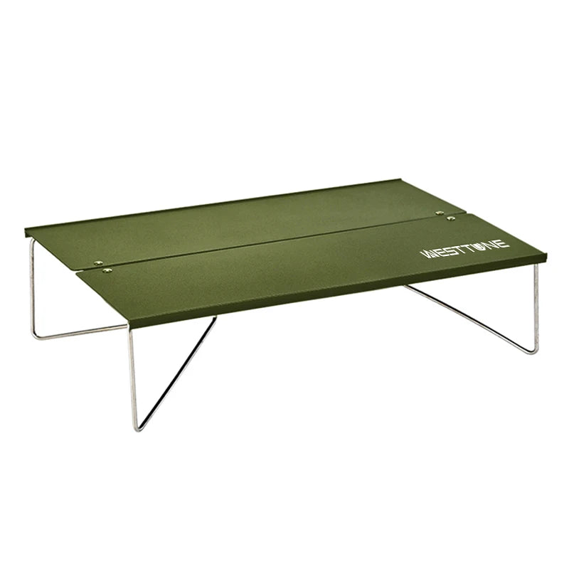 WESTTUNE Ultralight Folding Camping Table – Compact Aluminum Alloy