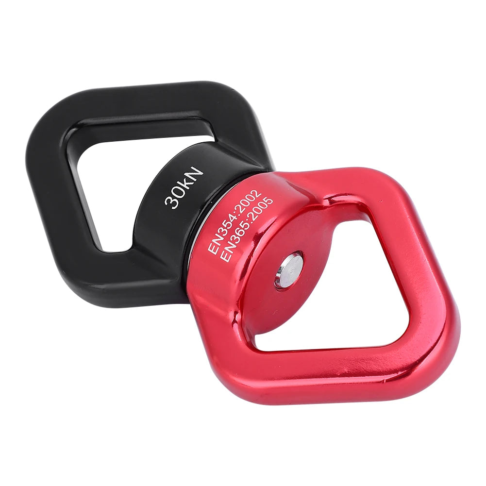 30KN Rope Swivel – Safety Rotational Device for Climbing, Yoga & Rescue