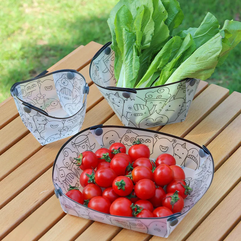Folding Camping Tableware Set – Bowl, Plate, Cup & Coffee Filter
