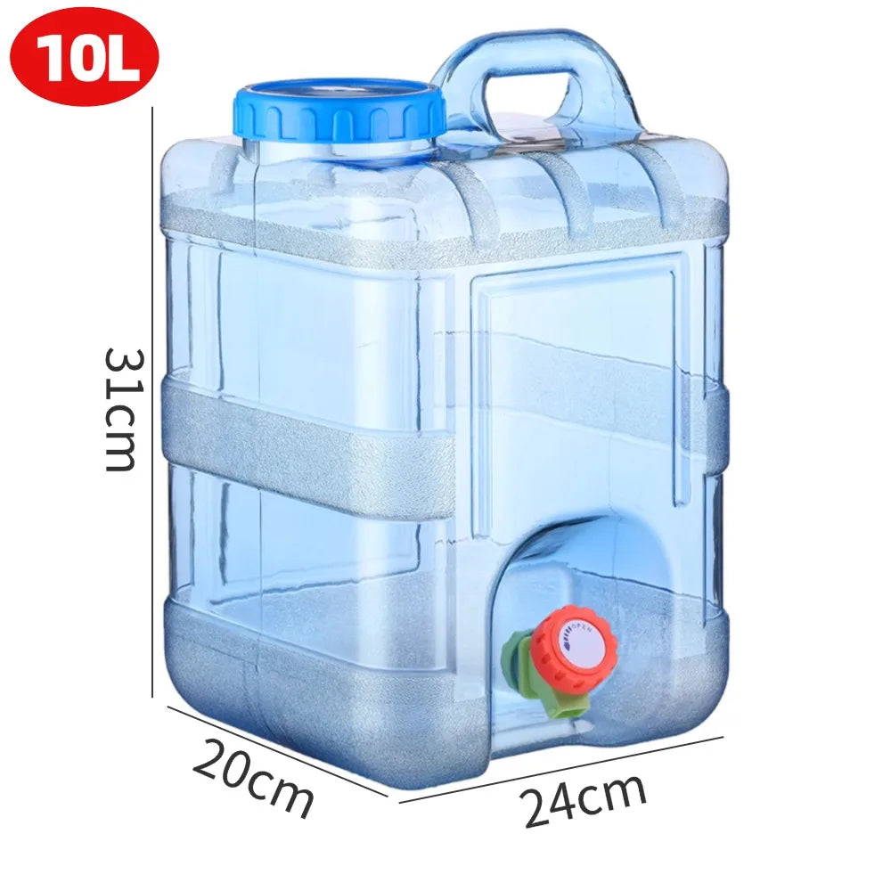 5–12L Camping Water Bucket with Detachable Faucet