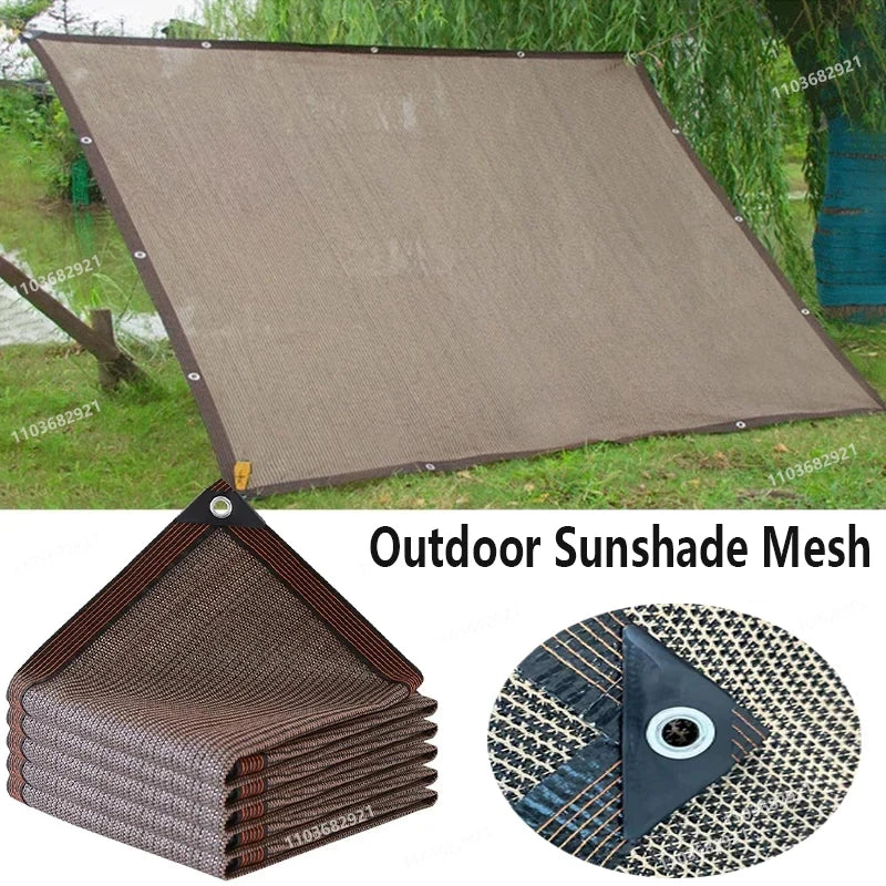 Outdoor Sunshade Net Shade Sail – UV Protection Garden & Camping Sun Cover