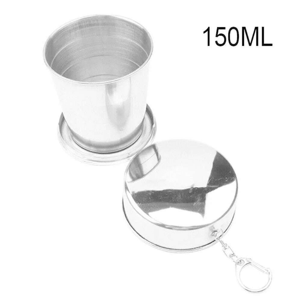 Stainless Steel Collapsible Travel Cup – 75/150/250/450ml