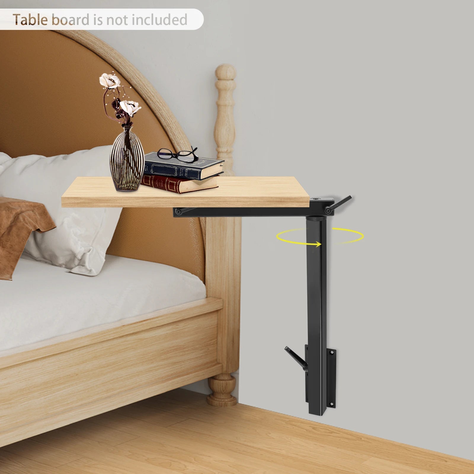 Adjustable RV Table Leg with Rotating Bracket