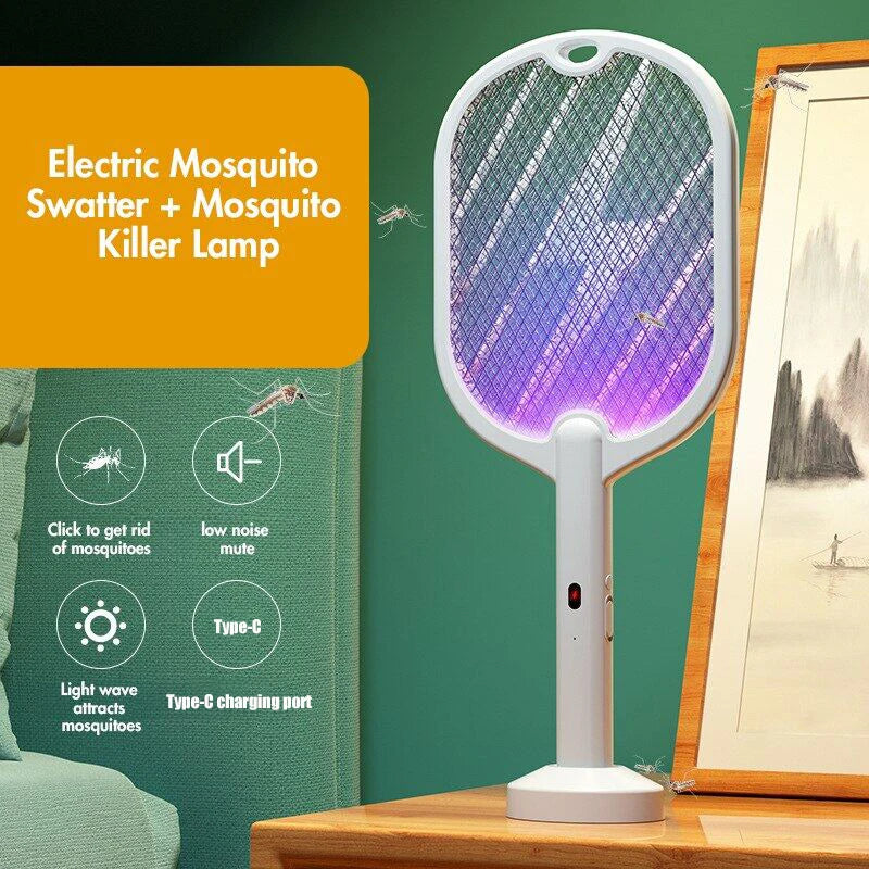 3-in-1 Electric Mosquito Swatter & Killer Lamp