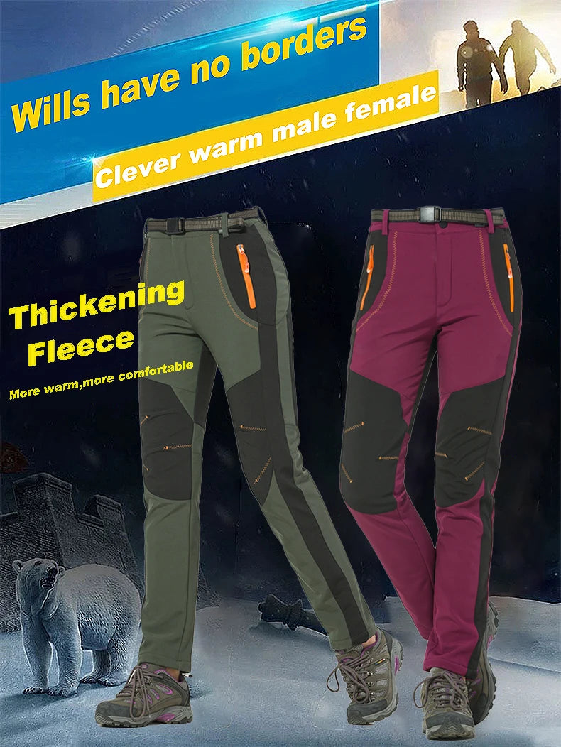 Women’s Waterproof Fleece Hiking Pants