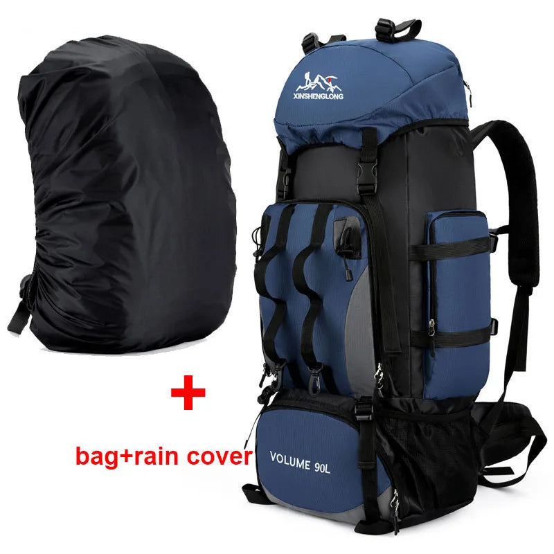 90L Waterproof Hiking Backpack – Large Capacity Camping & Trekking Rucksack