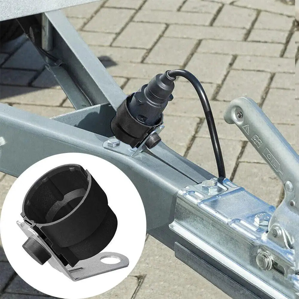 TM5024 Universal Trailer Plug Holder – Weatherproof 7–13 Pin Protector