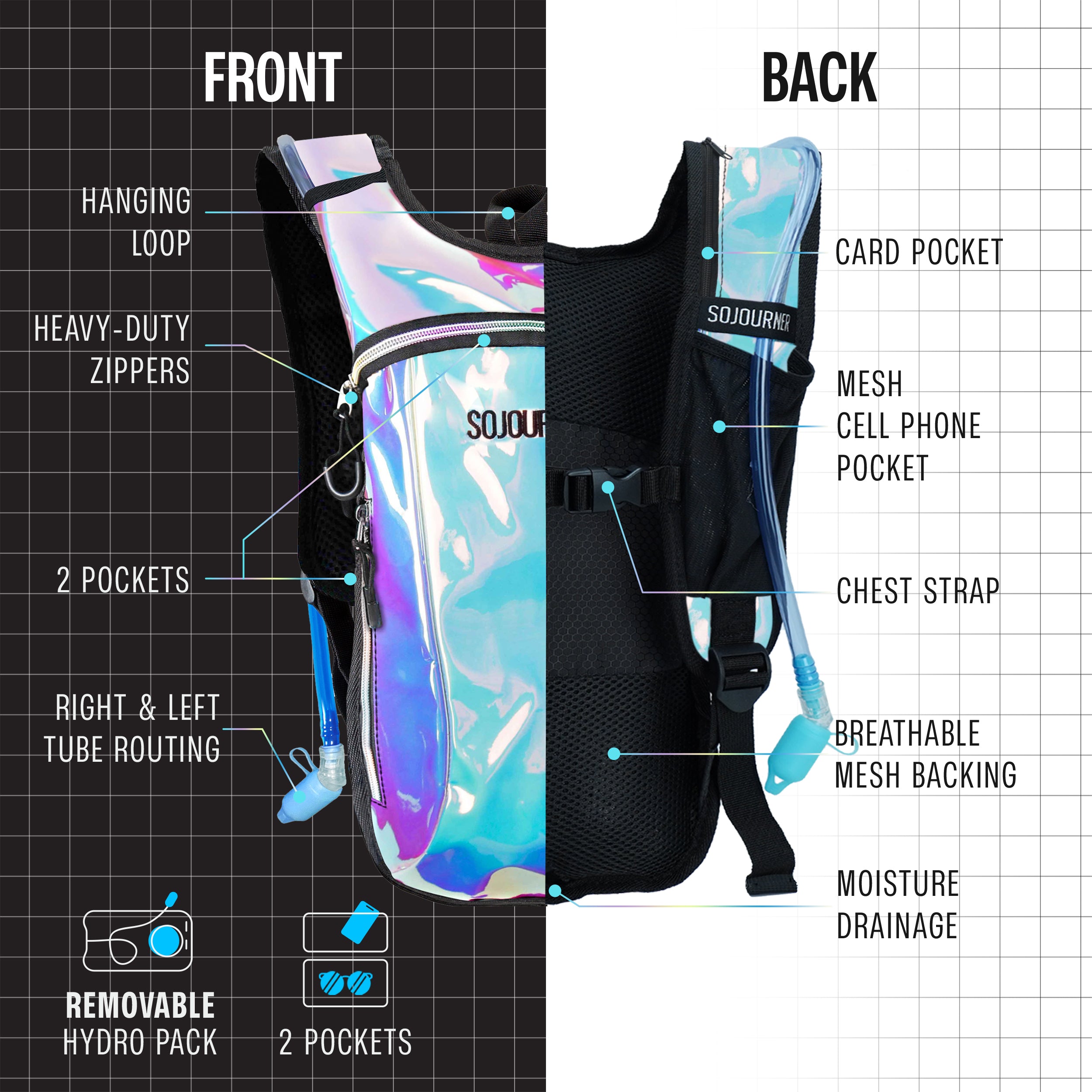 2L Hydration Backpack | Small Fit