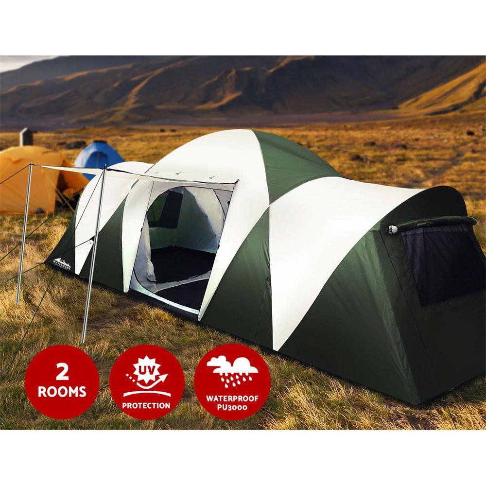 3-Room 12-Person Family Tent