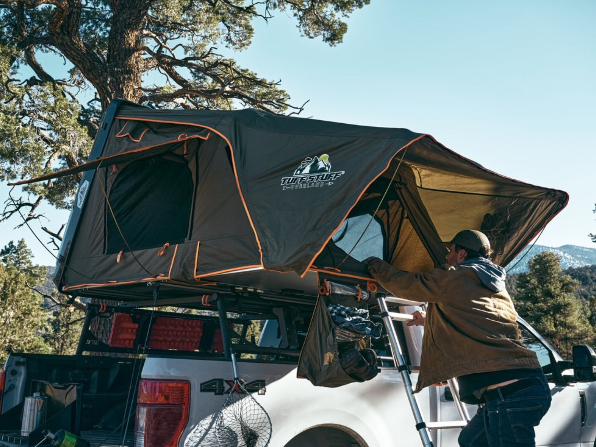 4-Person Hard Shell Rooftop Tent