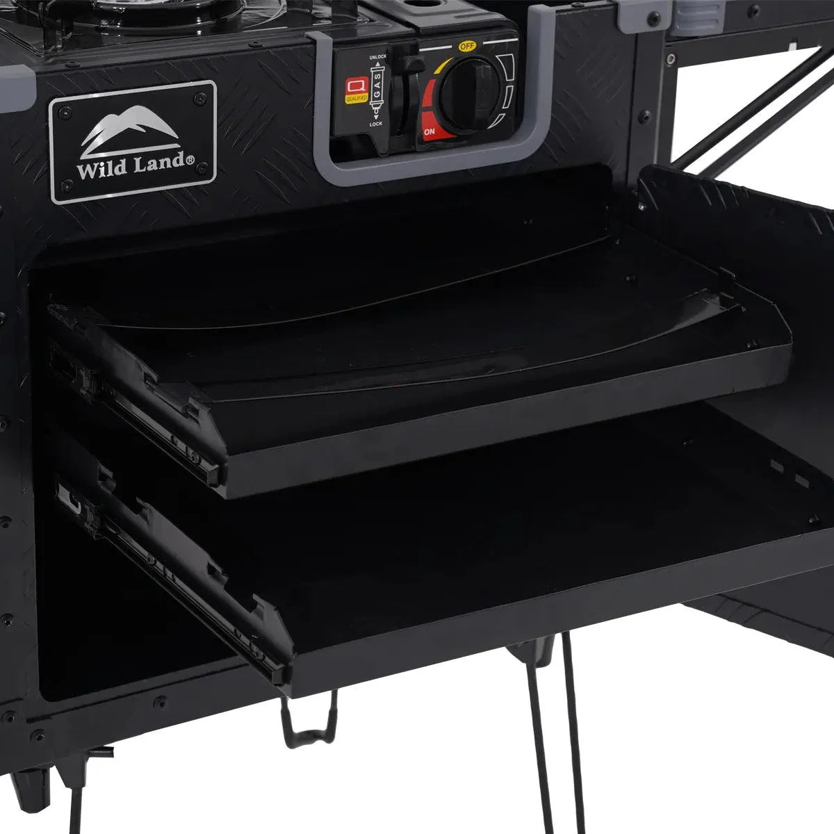 Wild Land Integrated Camp Kitchen Box | Black