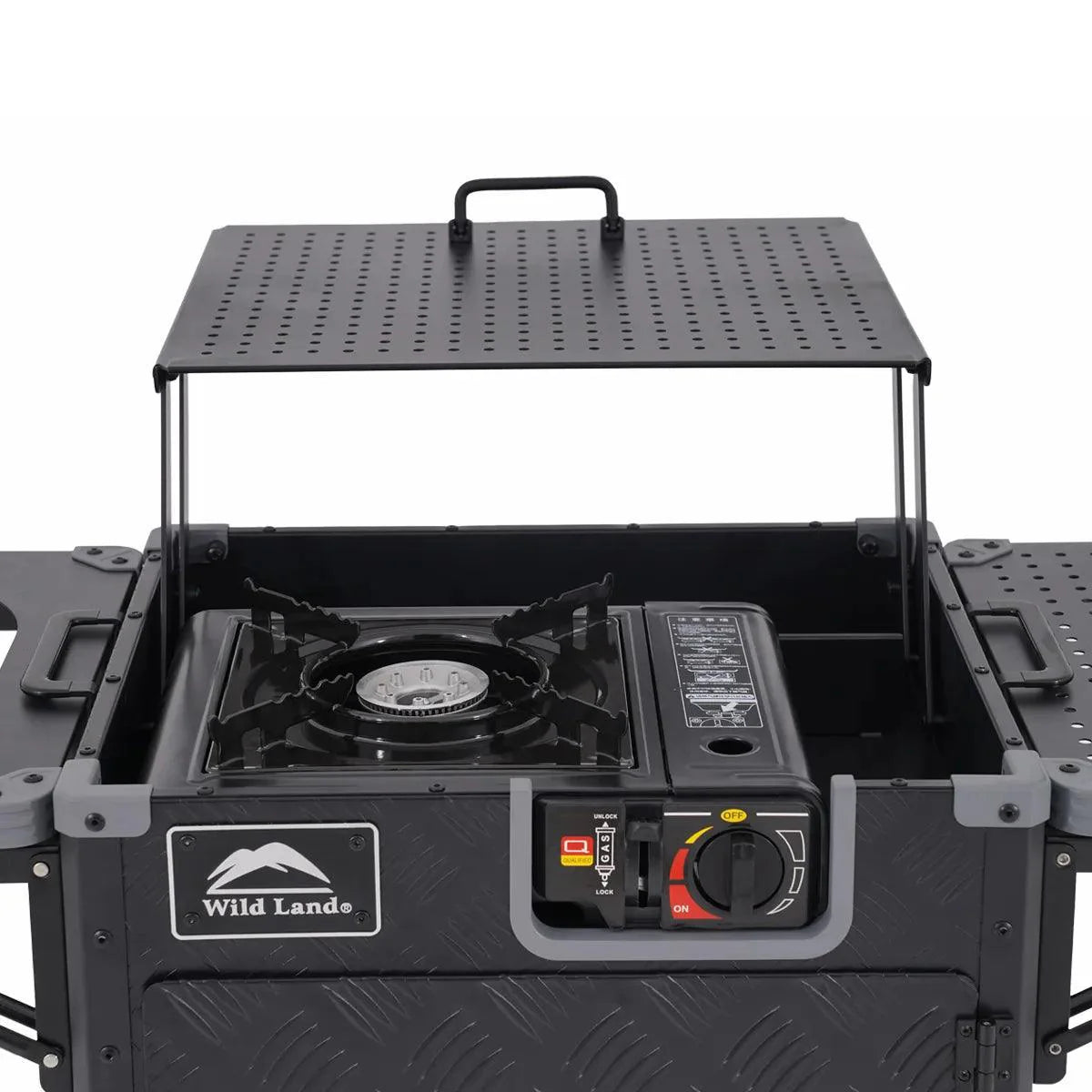 Wild Land Integrated Camp Kitchen Box | Black
